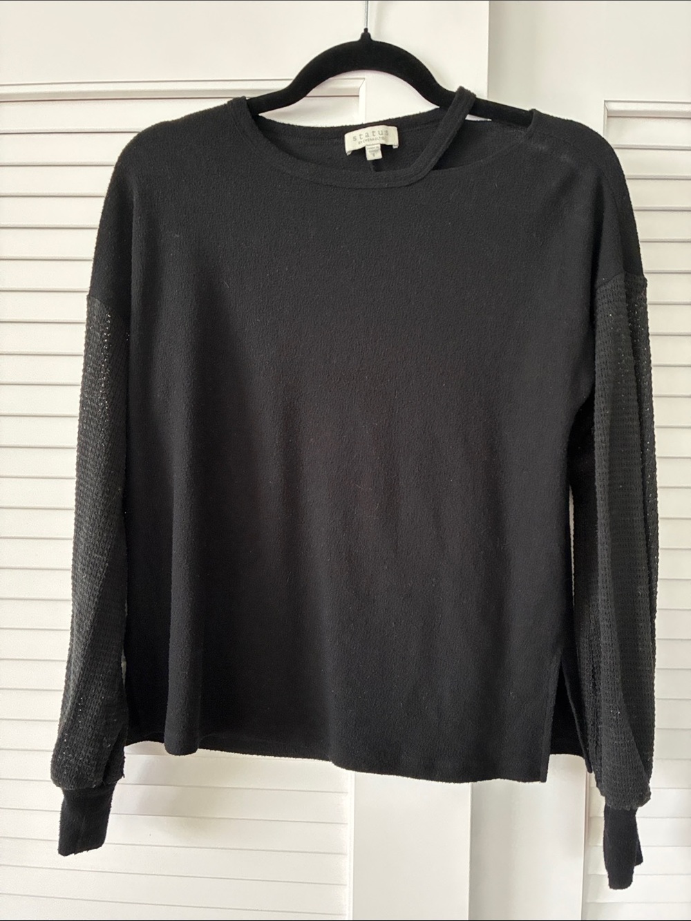 Black Women's Lightweight Knit Sweater